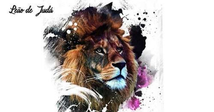 Placa decorativa Leão de Judá