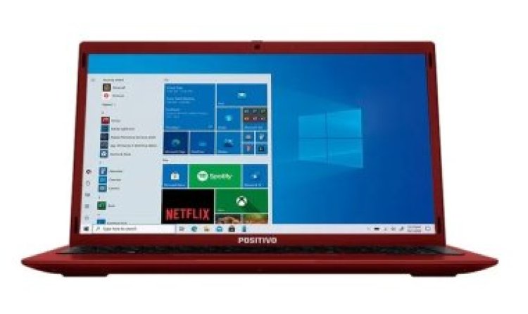Notebook Positivo Motion Q464C Intel® Atom® Quad-Core™ Windows 10 Home – Vermelho