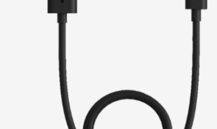 Cabo de dados e carga USB-A para USB-C de 1 Metro  Preto