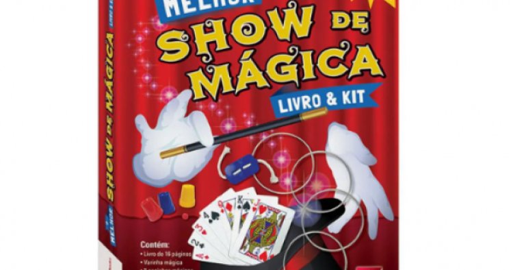 O MELHOR SHOW DE MAGICA: LIVRO E KIT